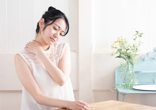 肩や首だけではなく原因を見極めます